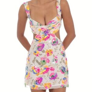Sexy Summer Cutout Mini Dress | Size: Small